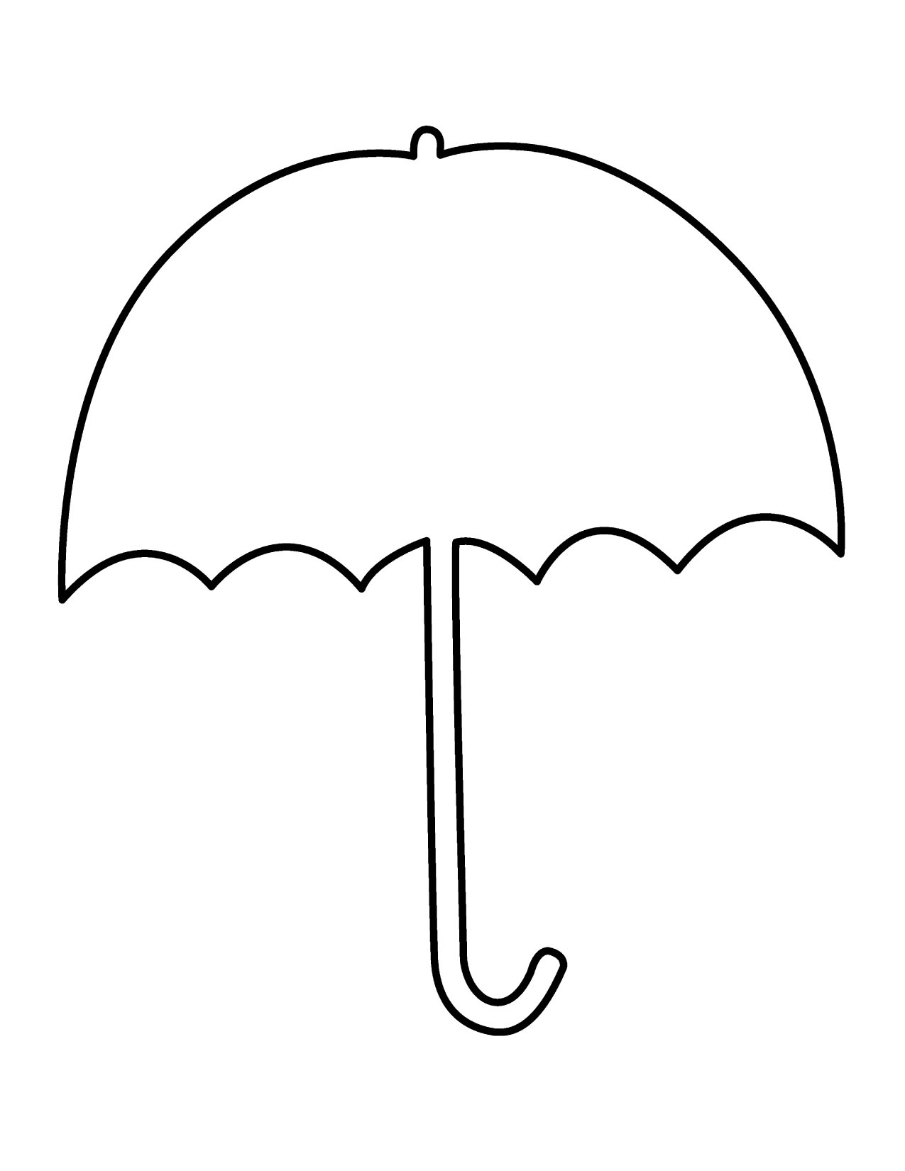 Pictures Of Umbrellas To Color ClipArt Best