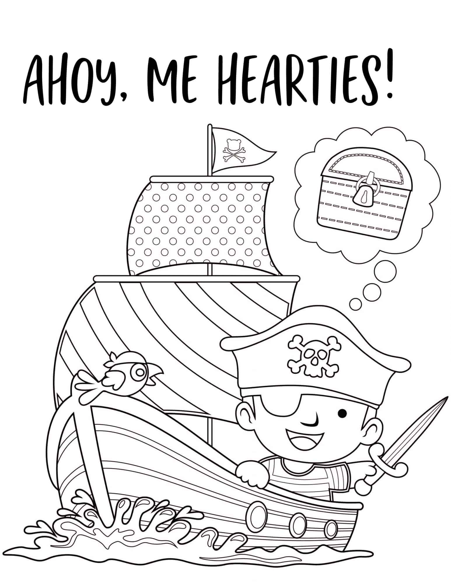 pirate printable activities