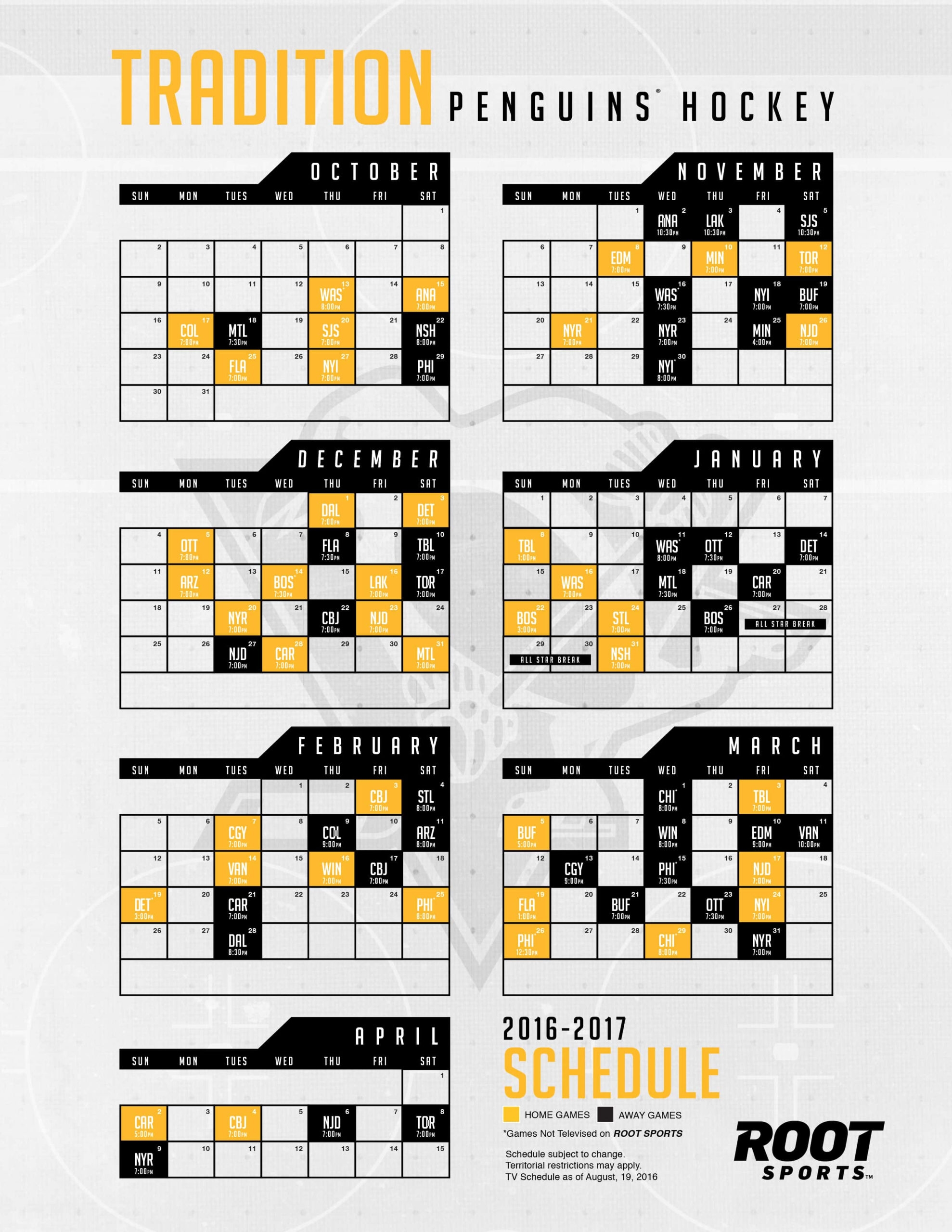 Pittsburgh Penguins Schedule 2021 Printable Printable Schedule