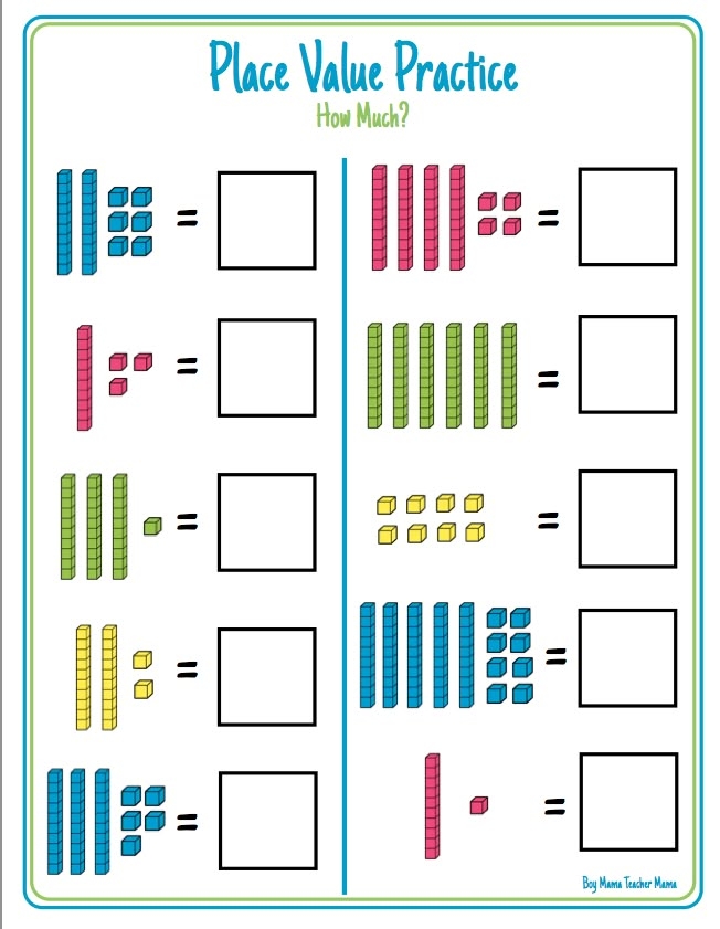Place Value Printable Activities Printable New Year Banners