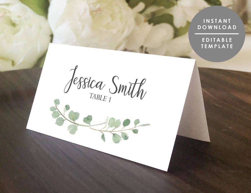 Placement Cards Template