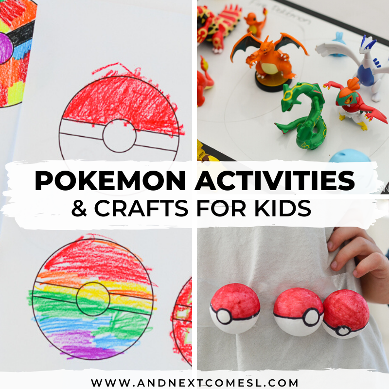 Pokemon Activities Crafts For Kids And Next Comes L Hyperlexia 