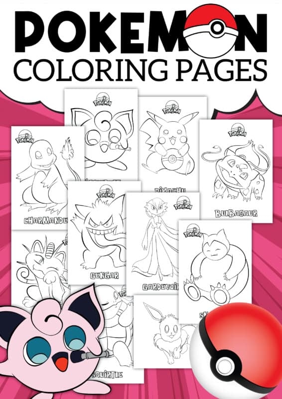 Pokemon Characters Names List With Pictures Printable Free Infoupdate