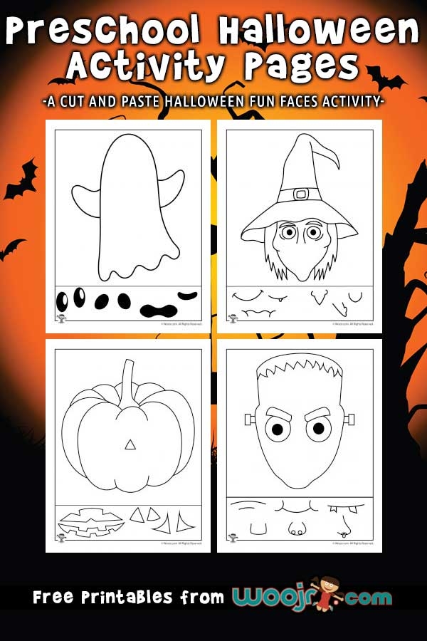 preschool halloween activities printable