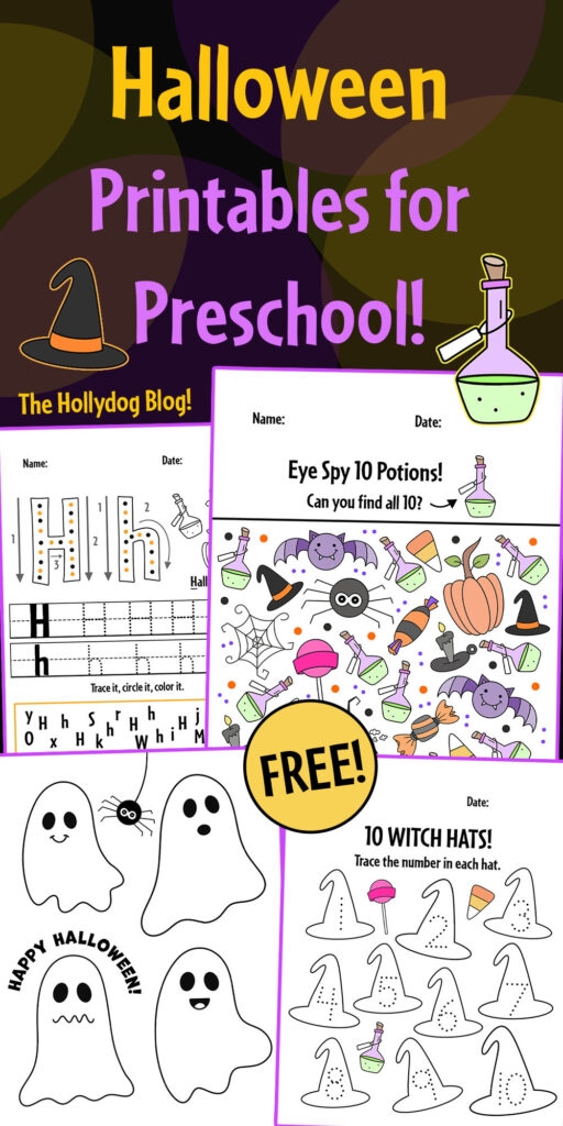 Preschool Halloween Printables For Free The Hollydog Blog