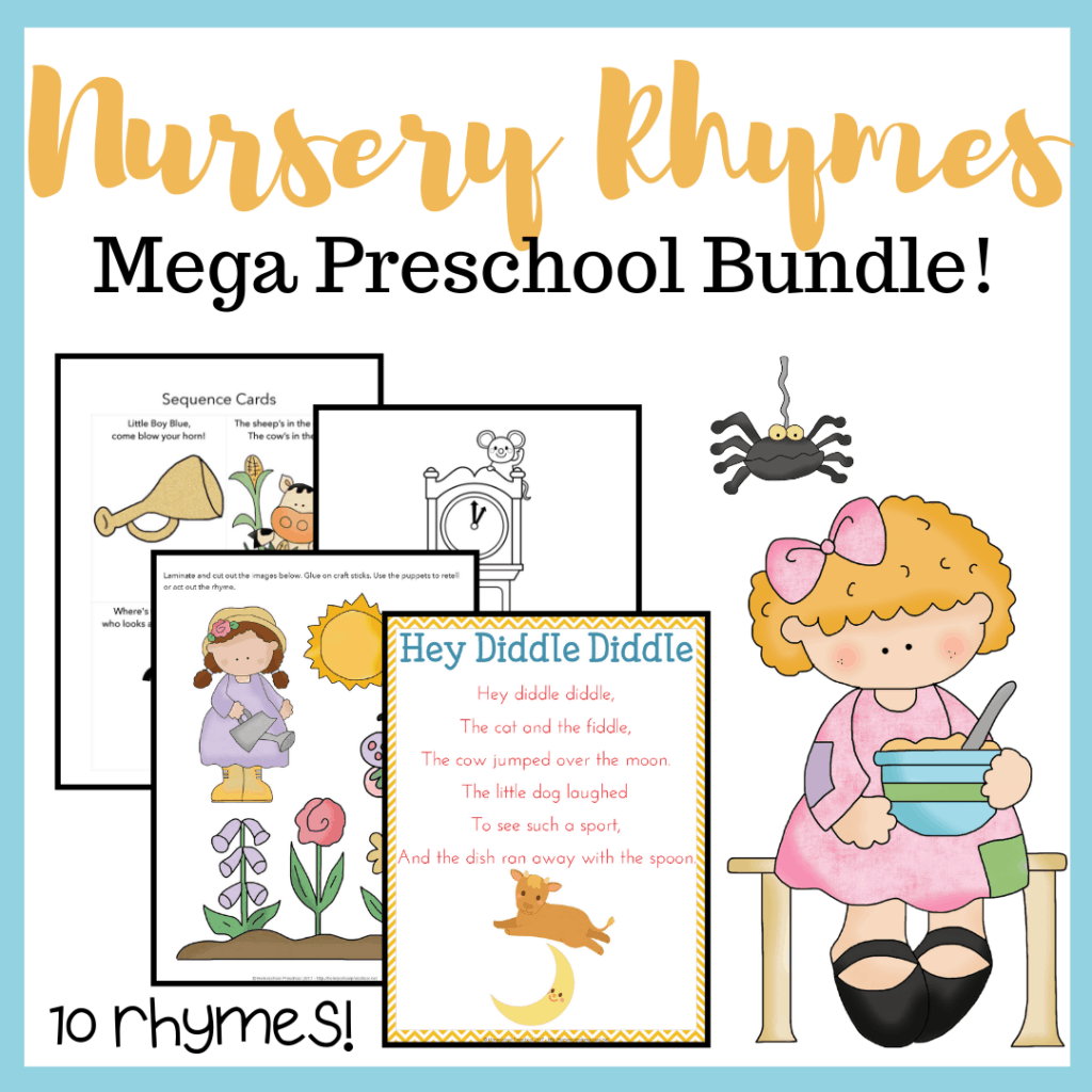 Preschool Nursery Rhymes Pack Featuring 10 Rhymes 