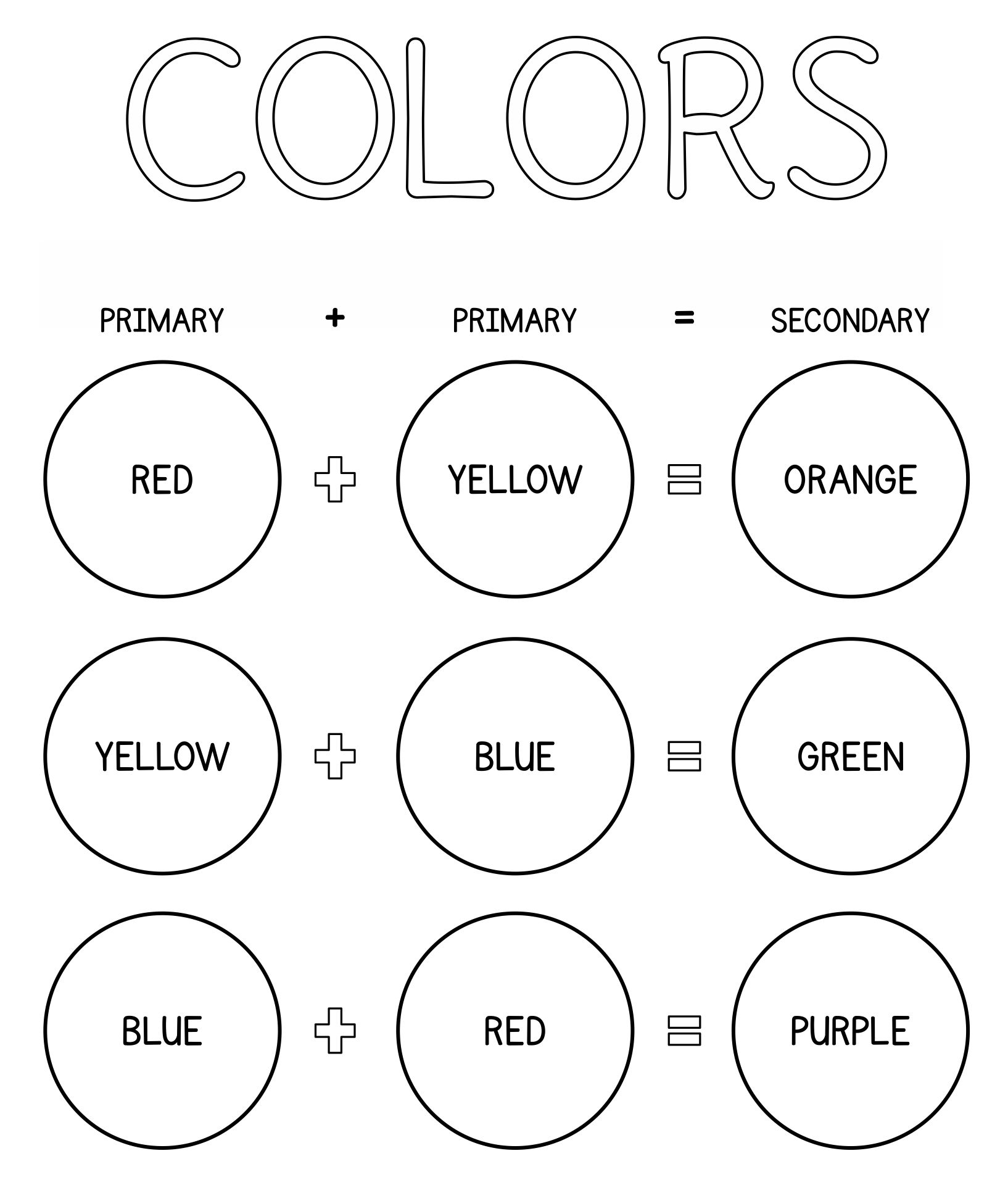 activity for preschool printable