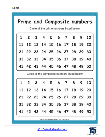 Prime And Composite Numbers Worksheets 15 Worksheets Worksheets 