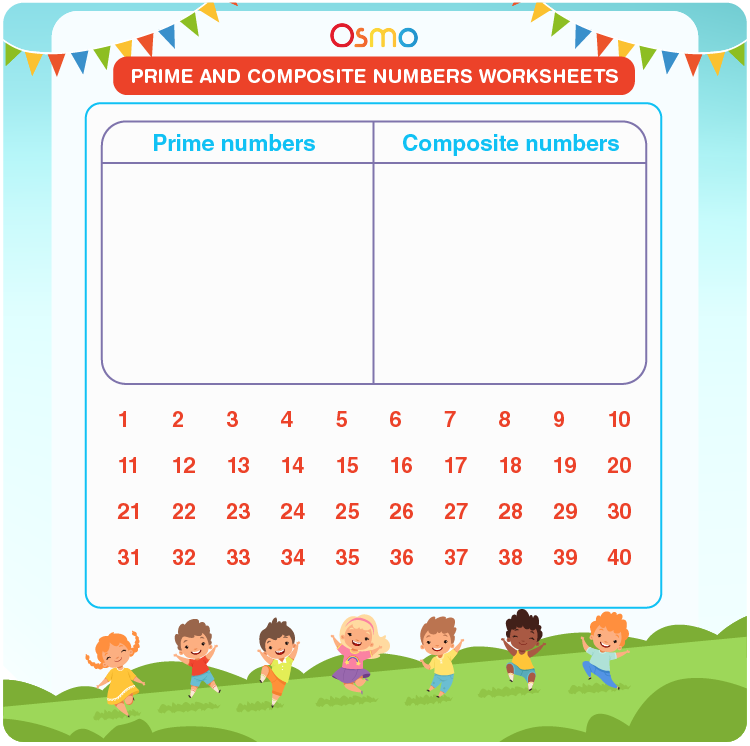 Prime And Composite Numbers Worksheets Grade1to6 Worksheets Library
