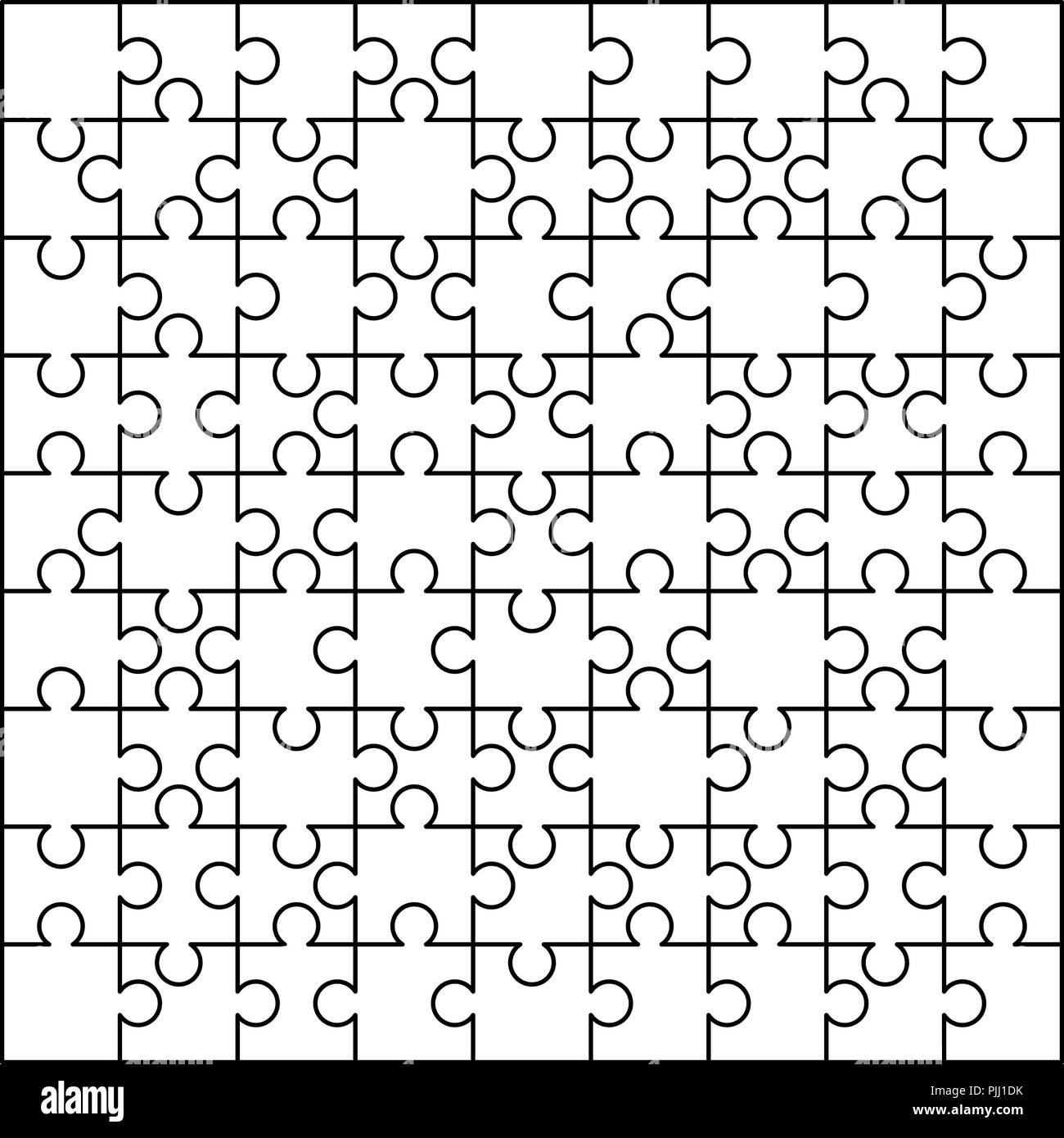 100 piece puzzle template