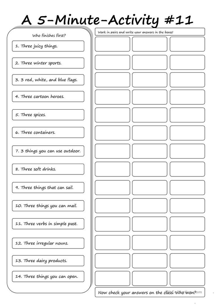 Printable 5 Minute Team Building Activities Printable Calendars AT A 
