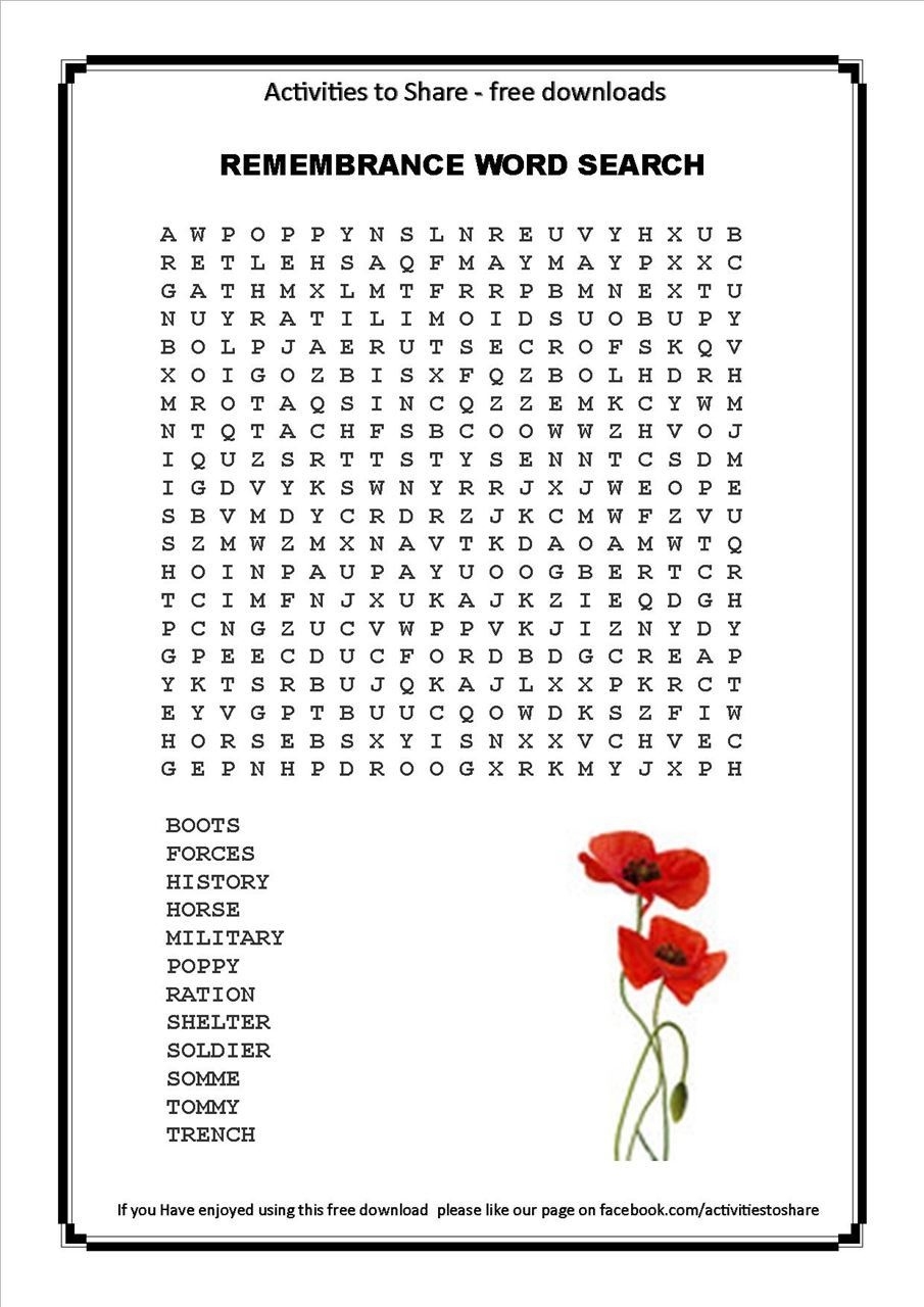 Printable Activities For Elderly