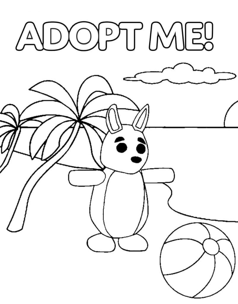 Printable Adopt Me Coloring Pages