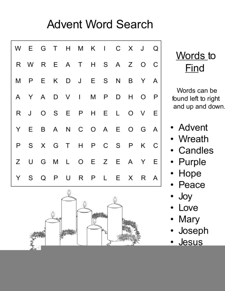 Printable Advent Worksheets Printable JD