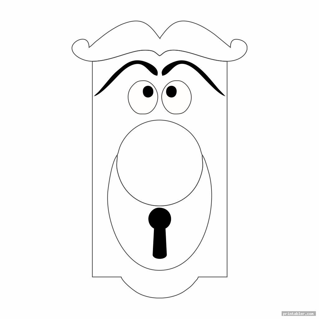 Printable Alice In Wonderland Door Knob Gridgit