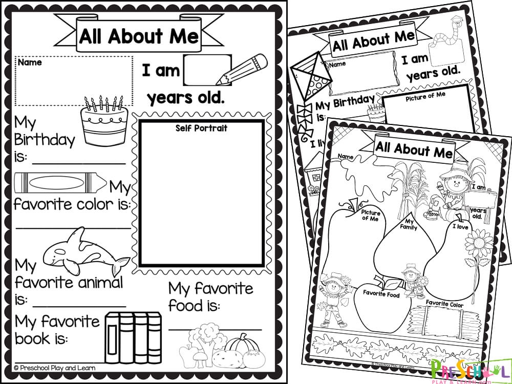 numbers about me worksheet