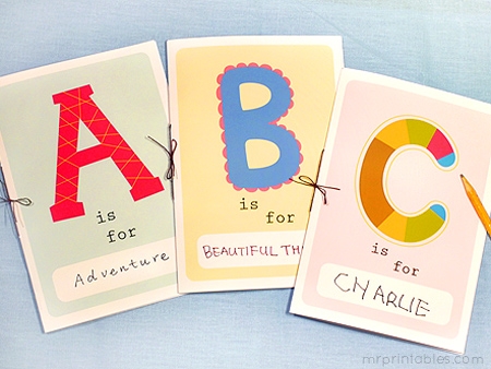 Printable Alphabet Book Mr Printables
