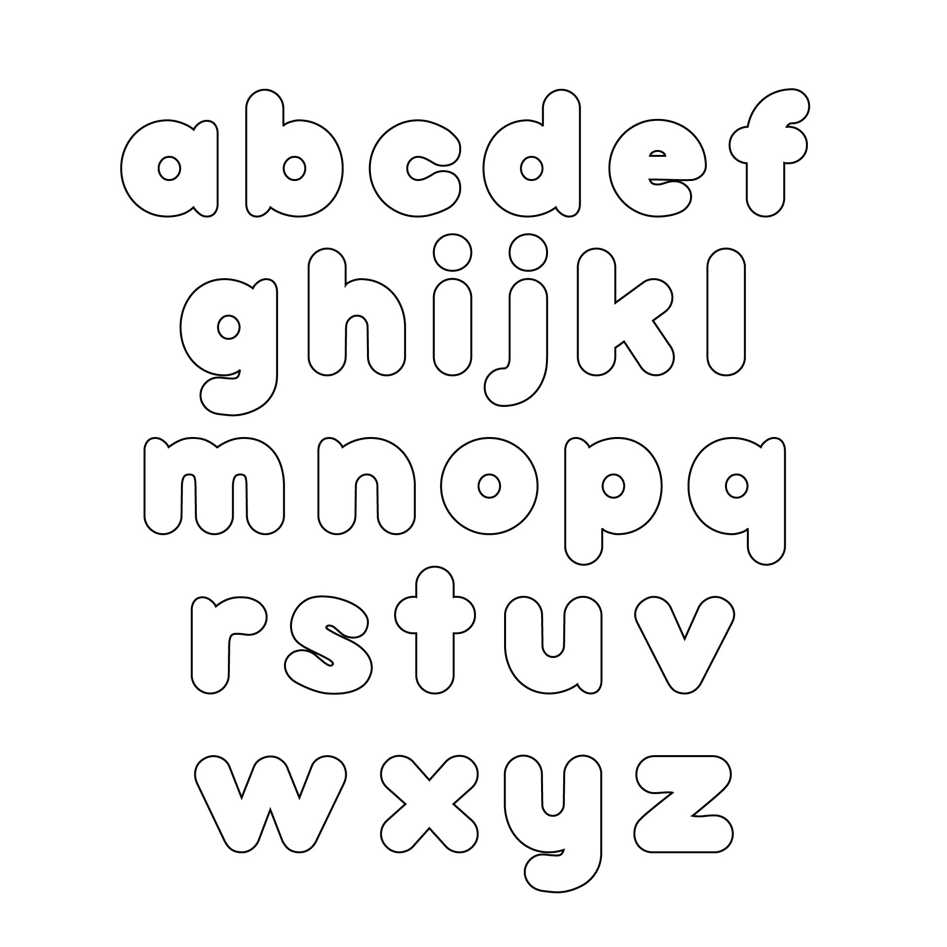 alphabet letters with pictures printable free