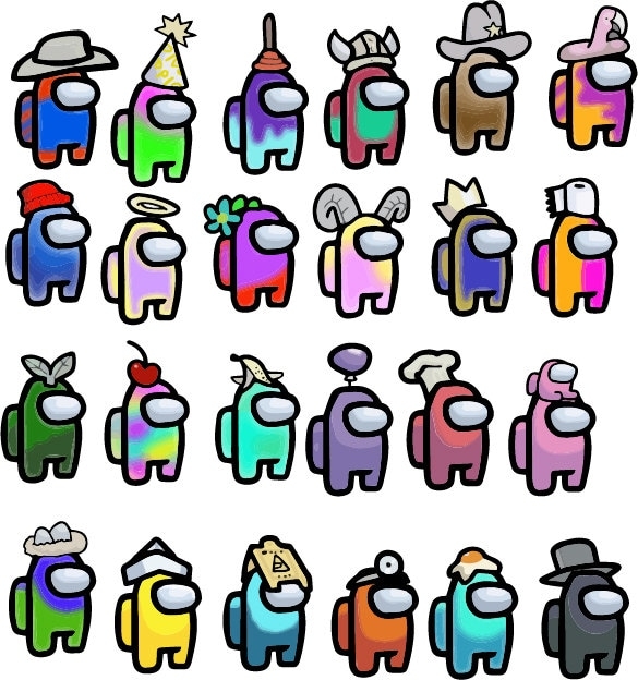 Printable Among Us Characters