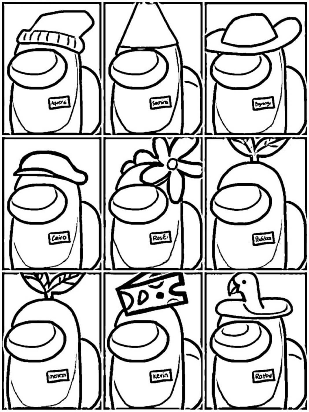 among us activities printable