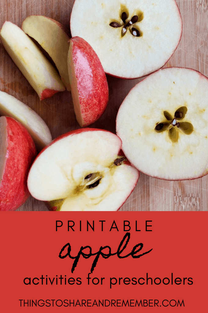 Printable Apple Activities Things To Share Remember