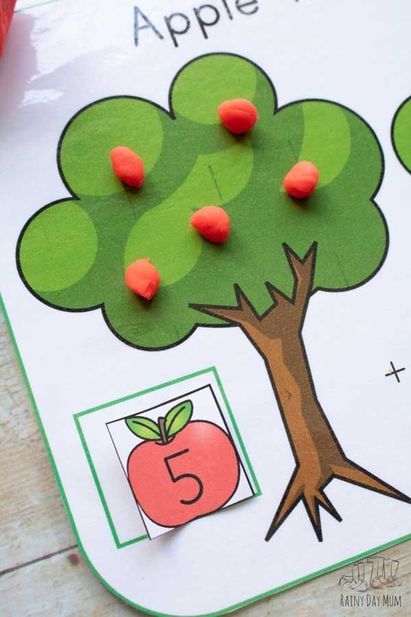 printable apple tree activity