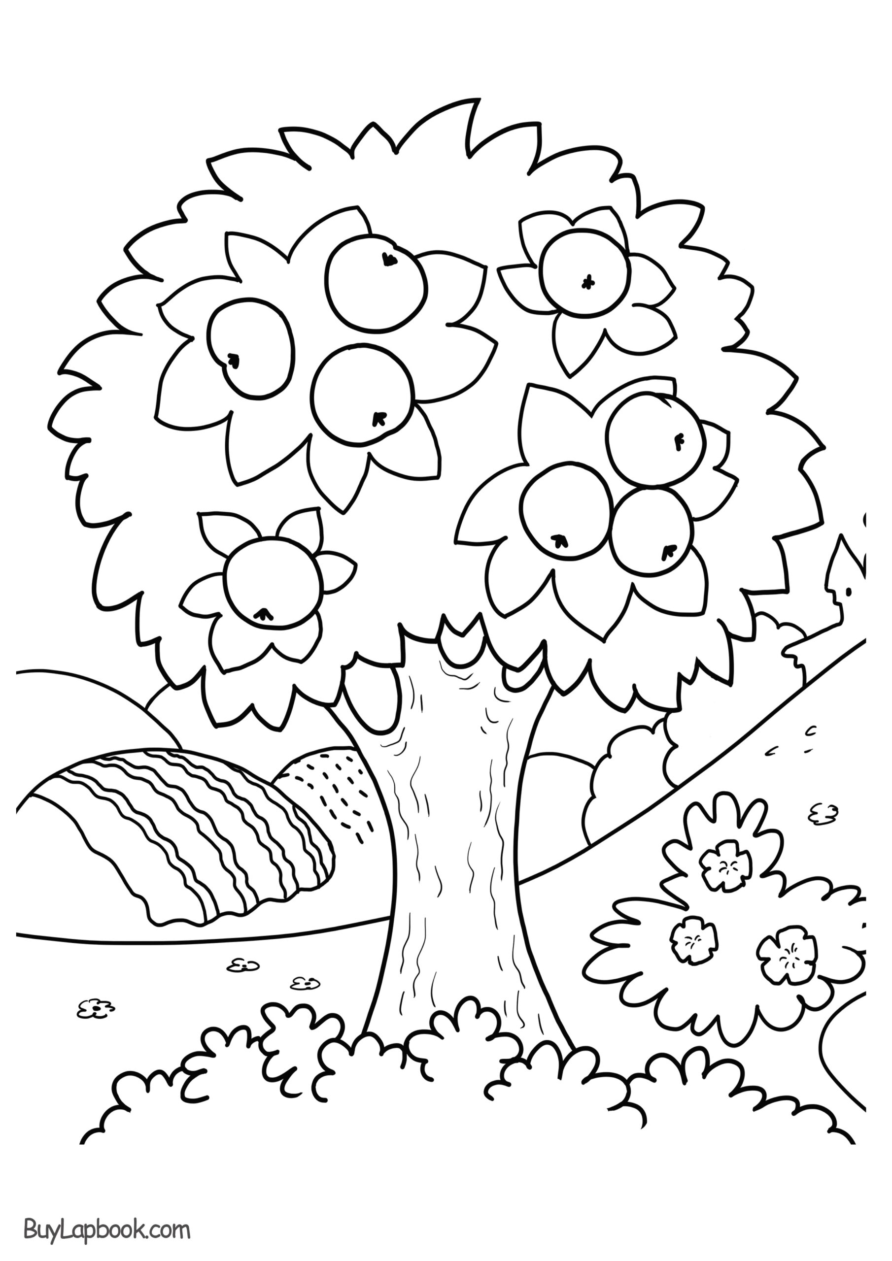Printable Apple Tree Activity