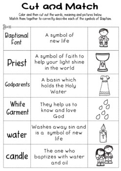 free printable baptism activity sheet