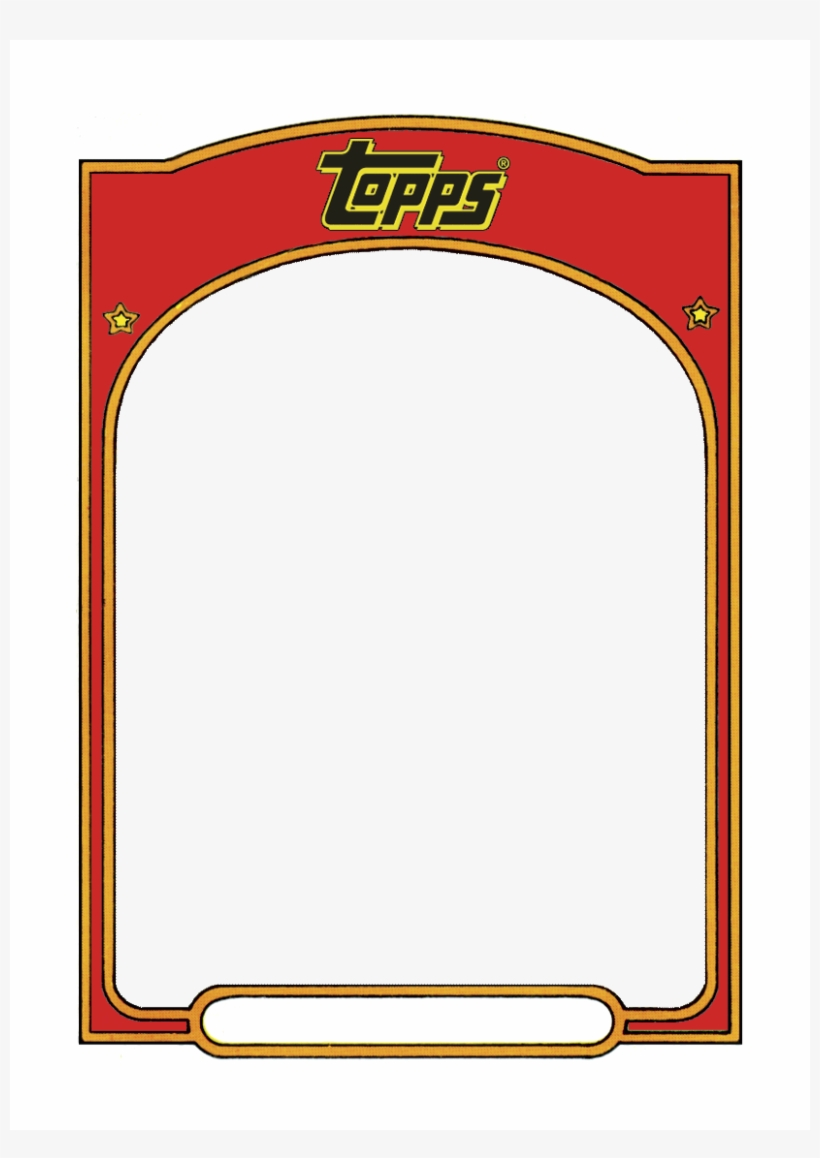 Printable Baseball Card Template