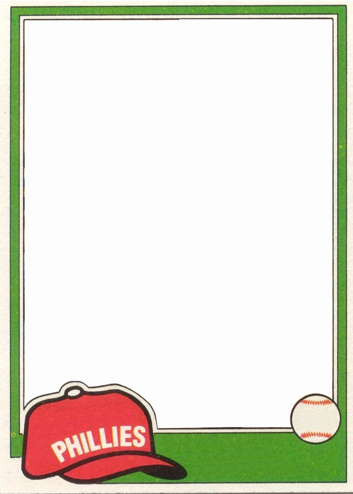 Printable Baseball Card Template Stcharleschill Template
