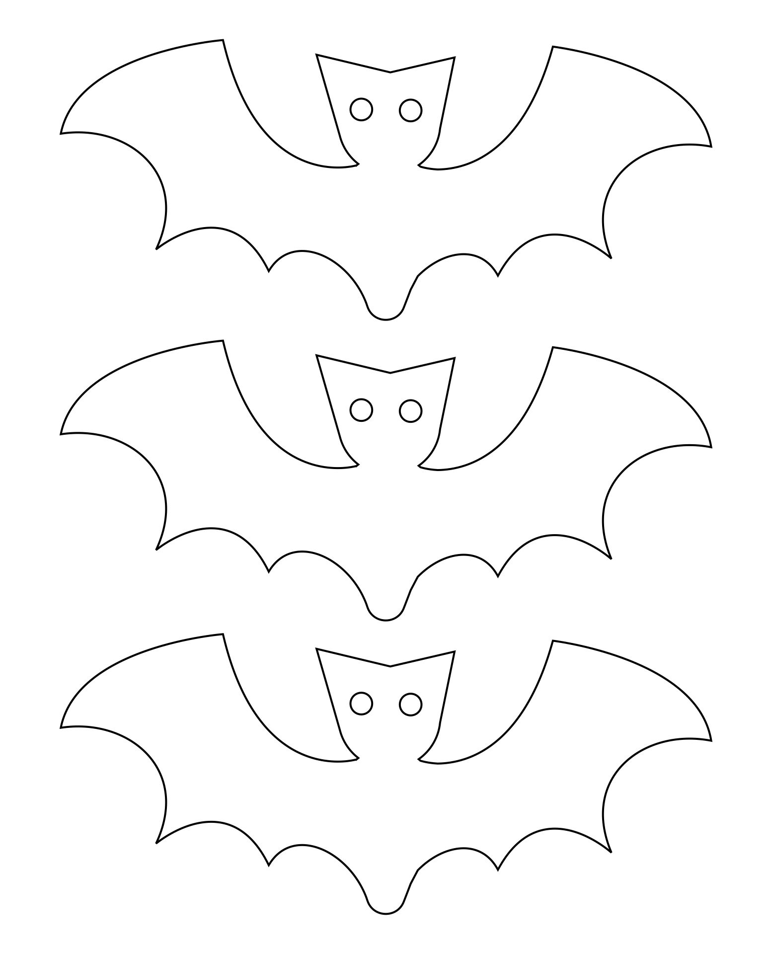 Printable Bat Cut Outs Printable Calendars AT A GLANCE