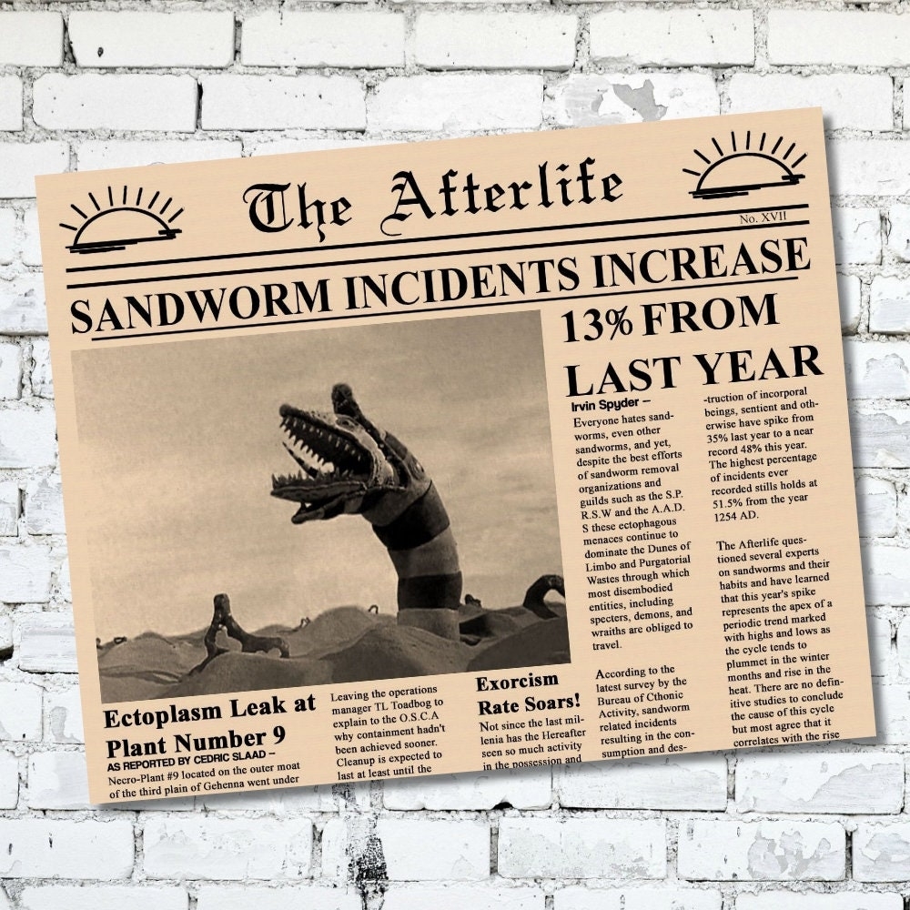 Printable Beetlejuice Flyer