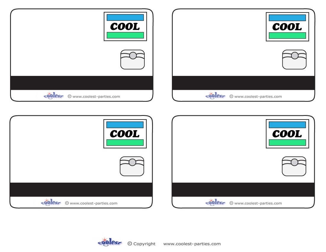 printable play credit card template