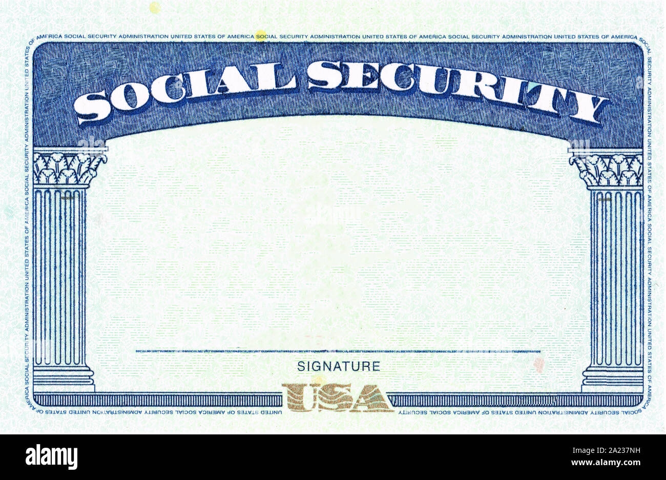 Printable Blank Social Security Card Template Printable Form 