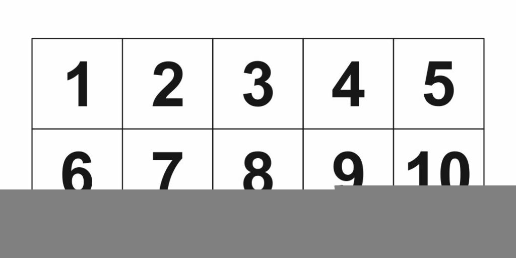 Printable Block Numbers 1 10 Printable JD