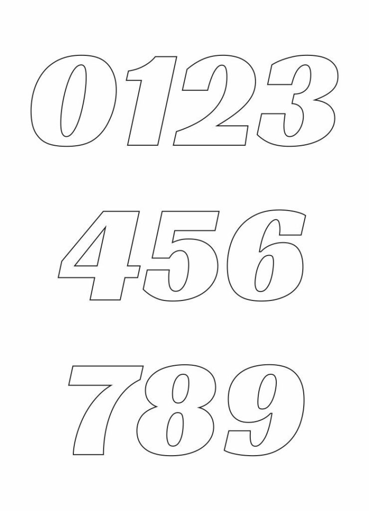 numbers 1-10 printable activities