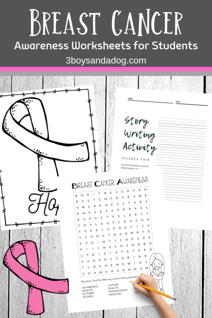 printable breast cancer activities