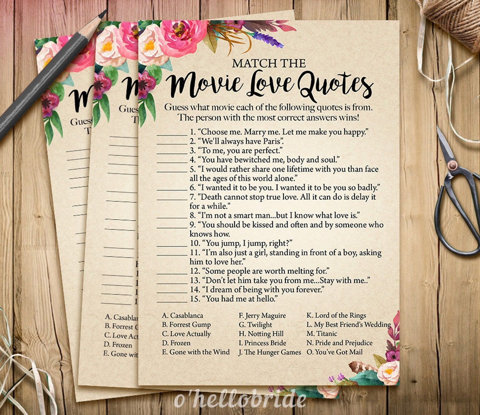 Printable Bridal Shower Games Wedding Shower Games Wedding Games 