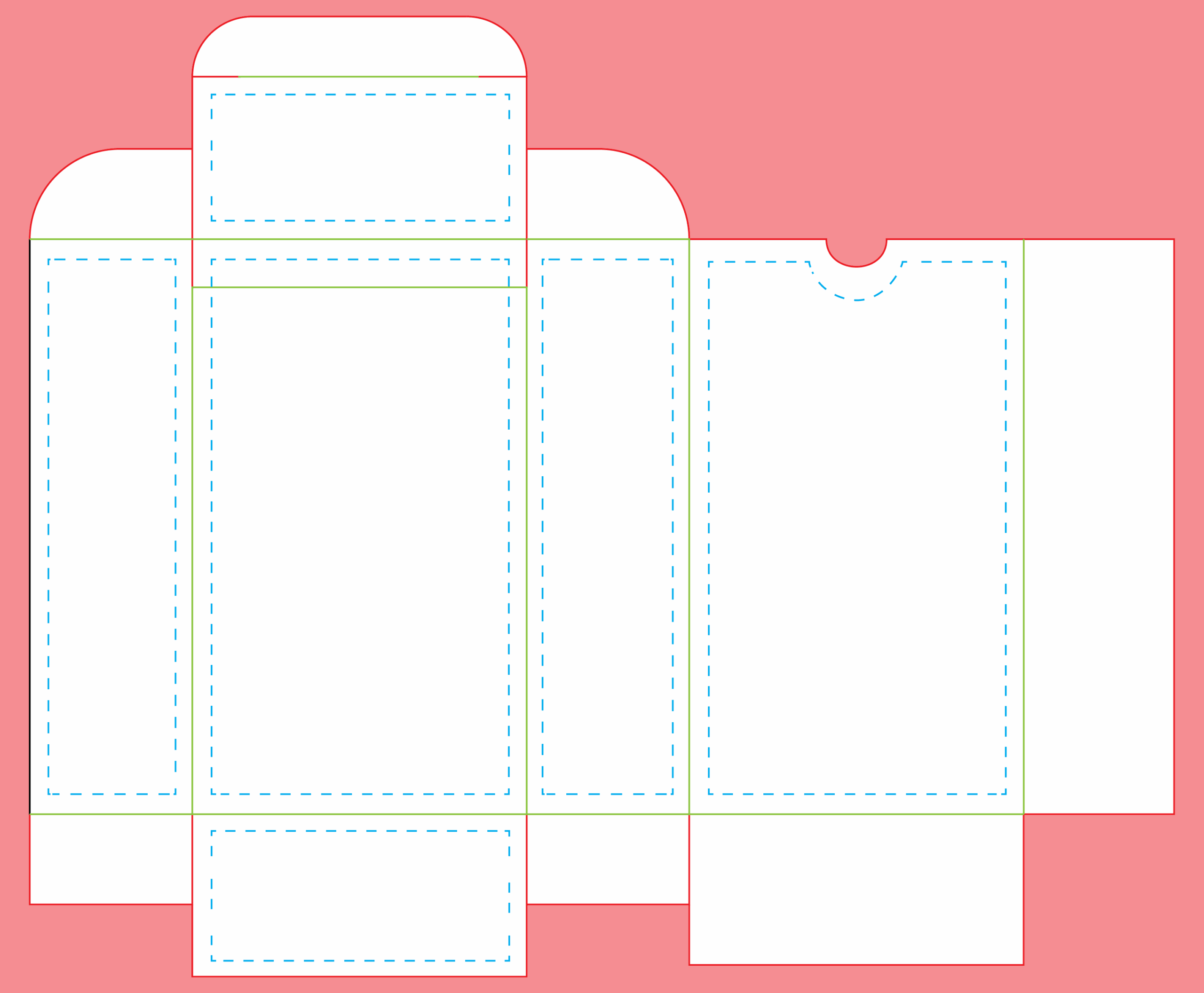 card box template printable
