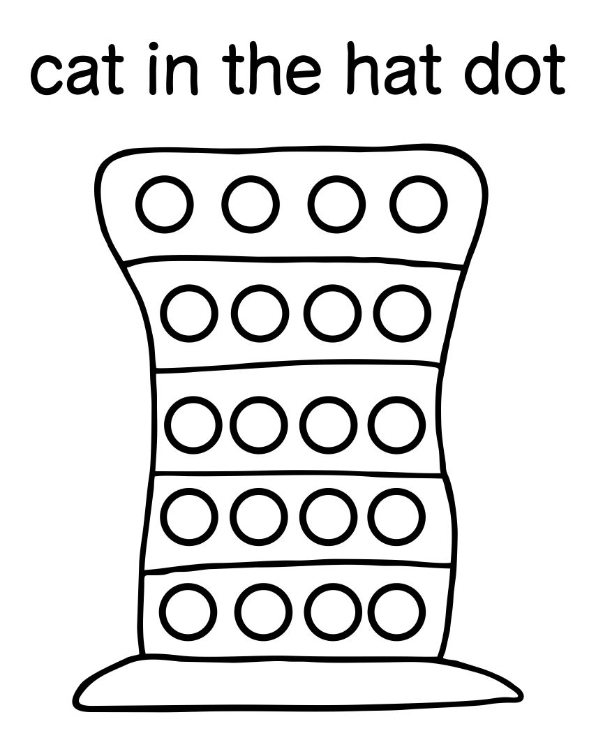 Printable Cat In The Hat Activities
