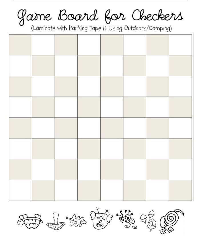 Printable Checkerboard Game Pattern Free Download And Print For You 