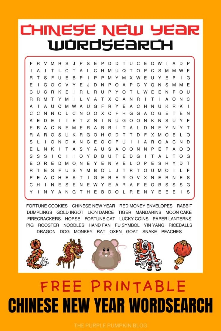 Printable Chinese New Year Activities Printable Free Templates