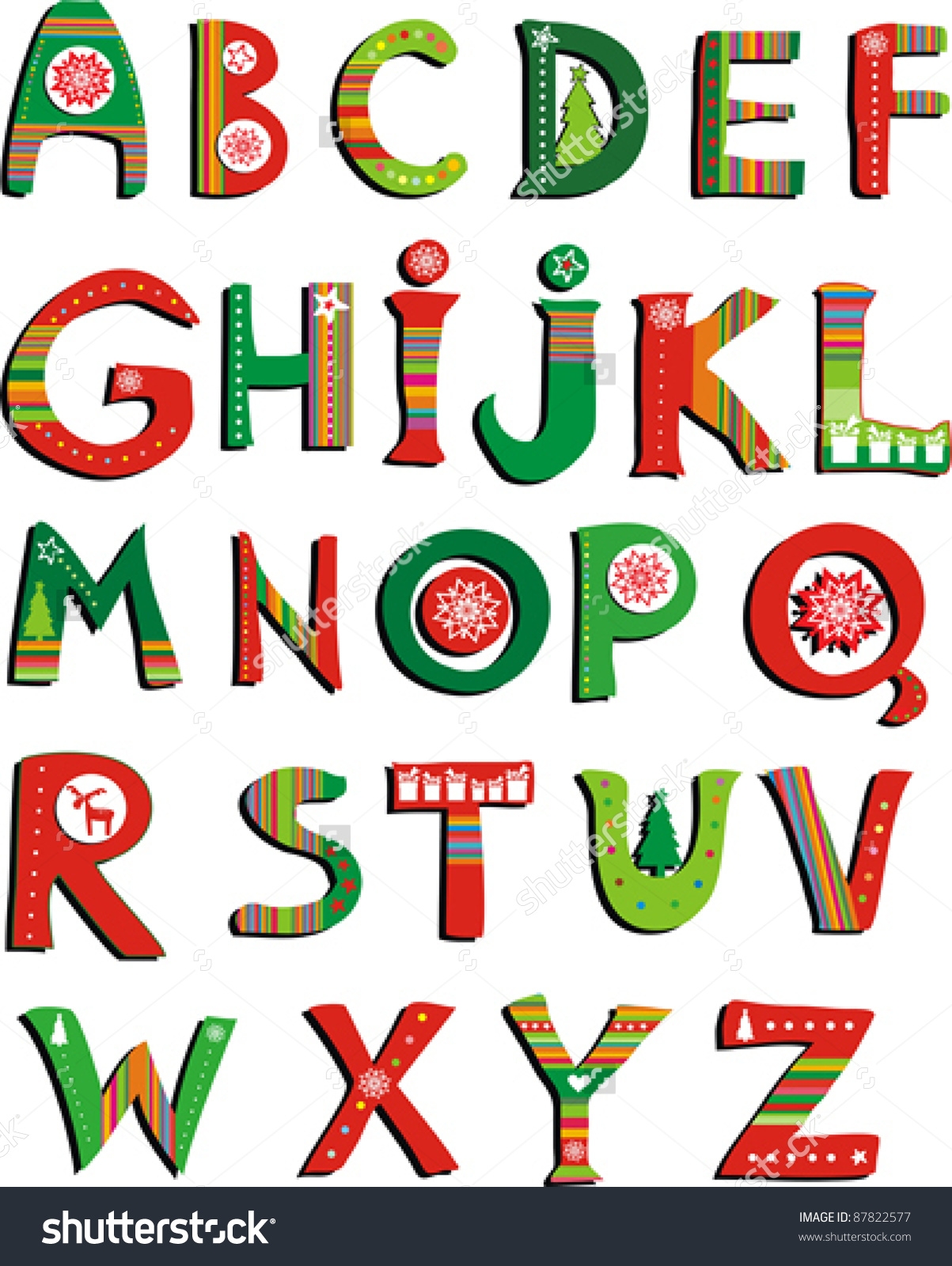 Printable Christmas Alphabet Printable Word Searches