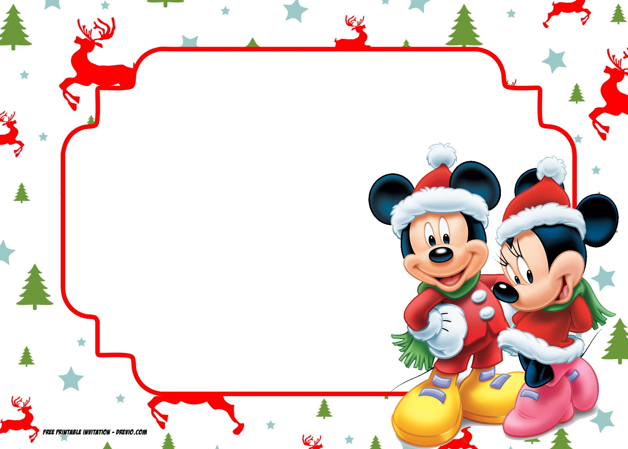 Printable Christmas Card Template Free Templates Printable