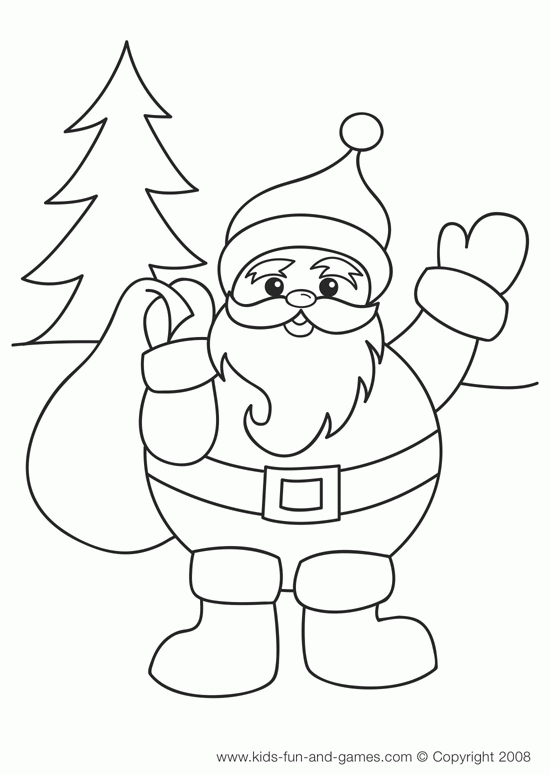 Printable Christmas Colouring Pages For Kids
