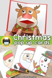 Printable Christmas Pop Up Card Templates Easy Peasy And Fun Membership