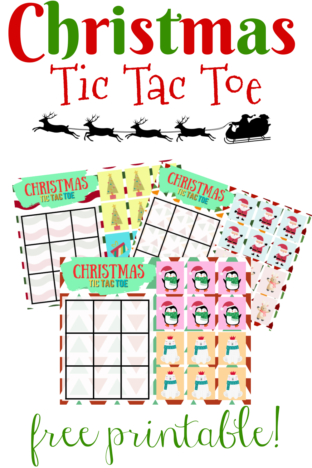 Printable Christmas Tic Tac Toe Game The Momma Diaries