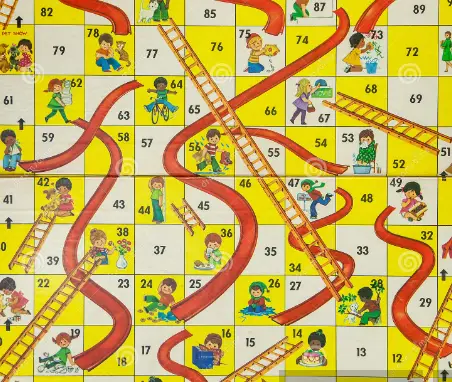 Printable Chutes And Ladders Board