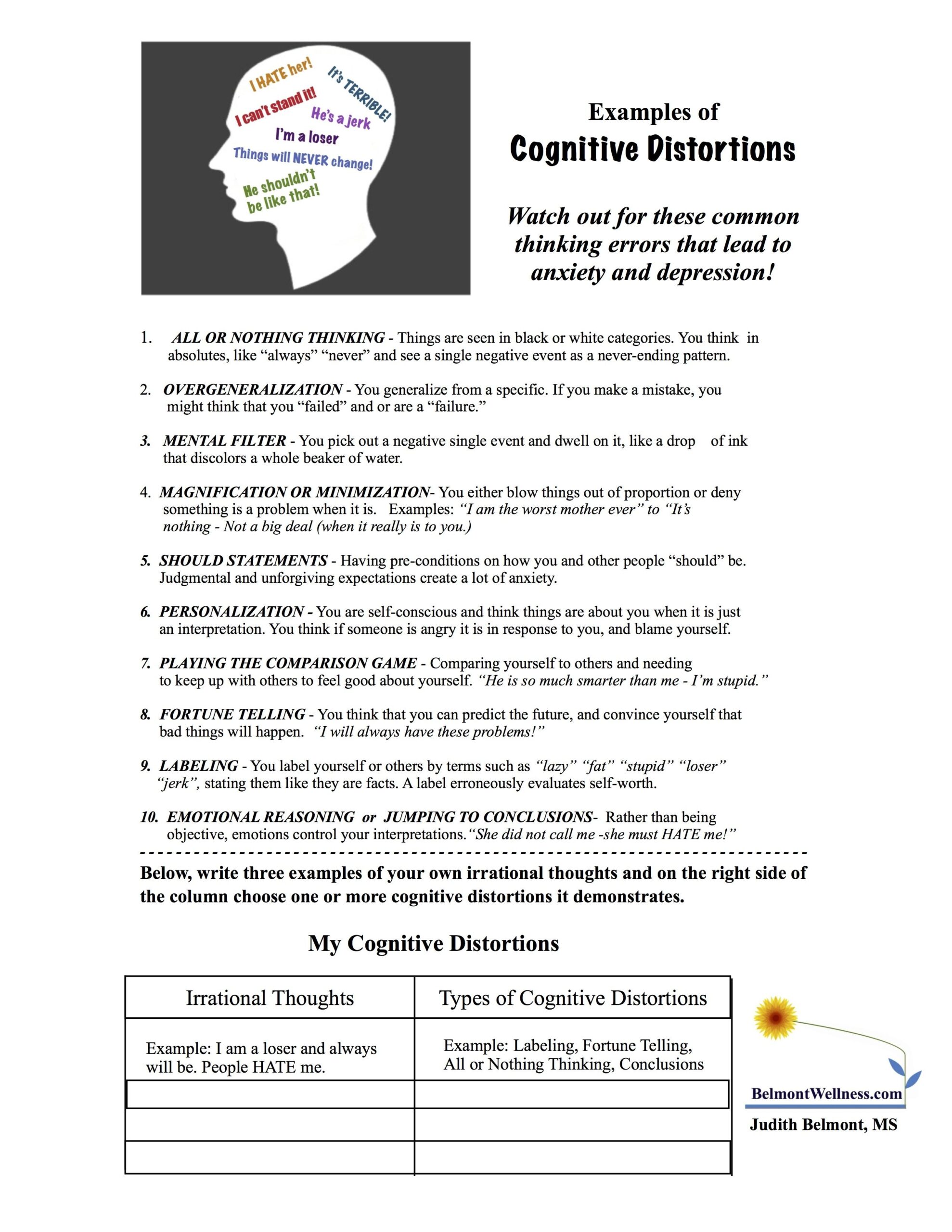 printable cognitive activities for adults