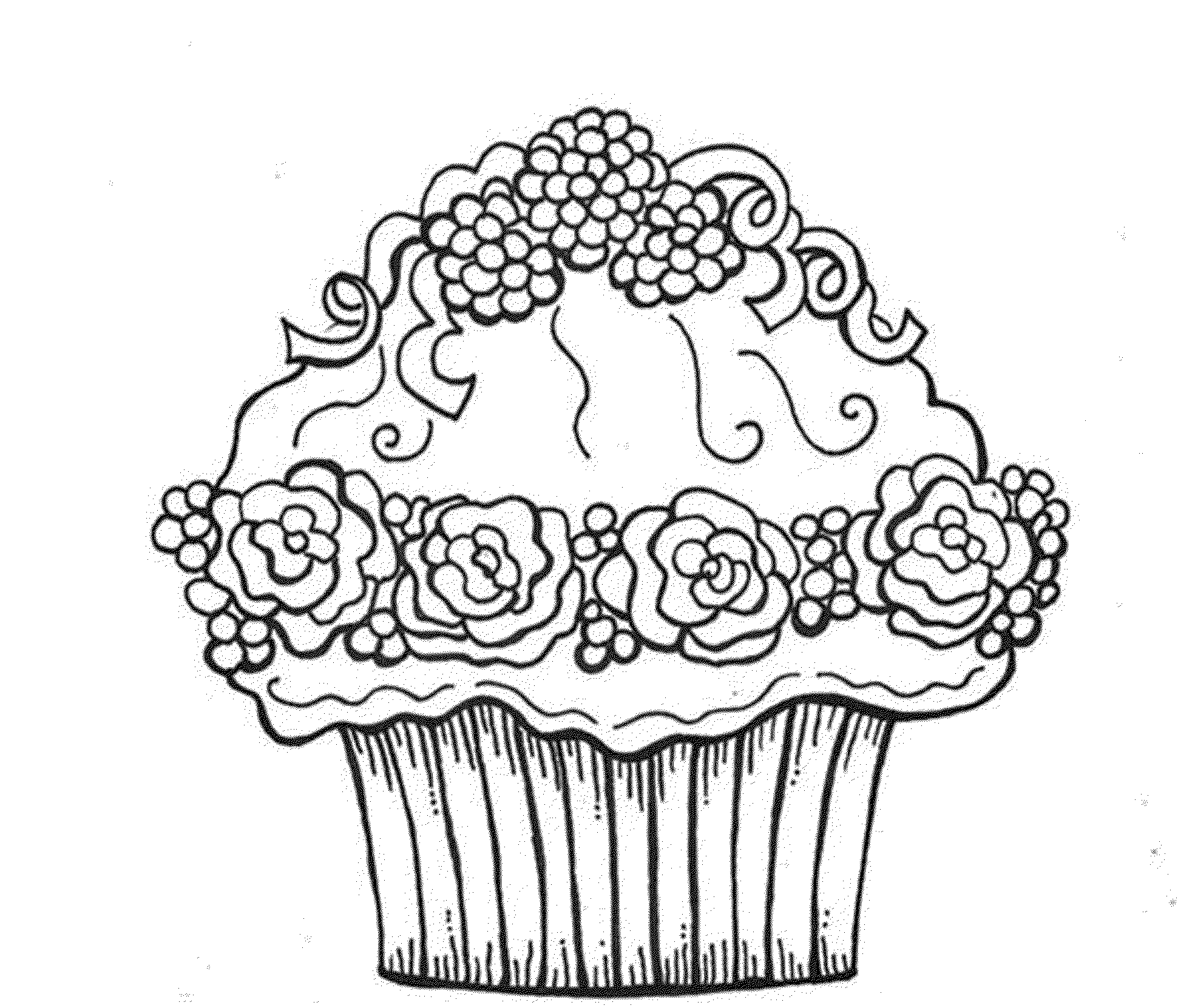Printable Coloring Pages Cupcakes Free Printable Templates